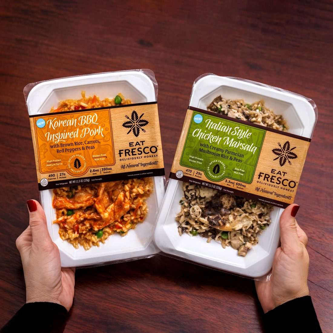 Eat Fresco packaged meals branding photo