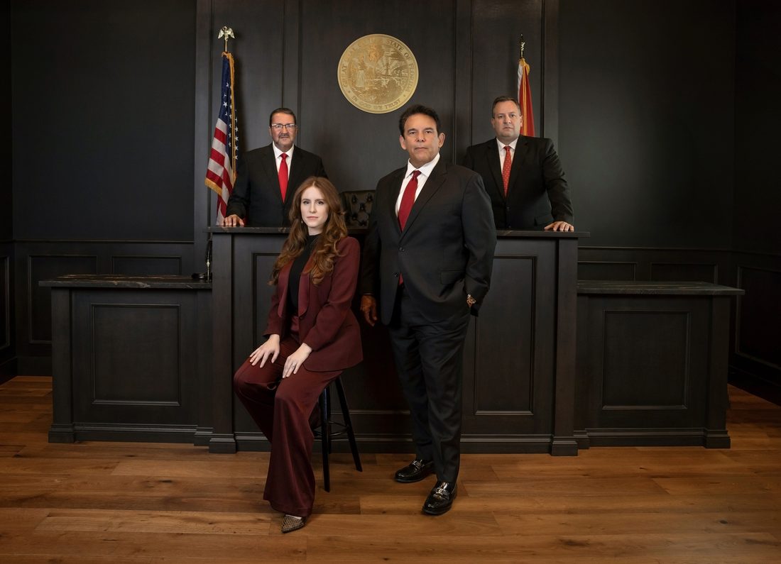 Courtroom team portrait